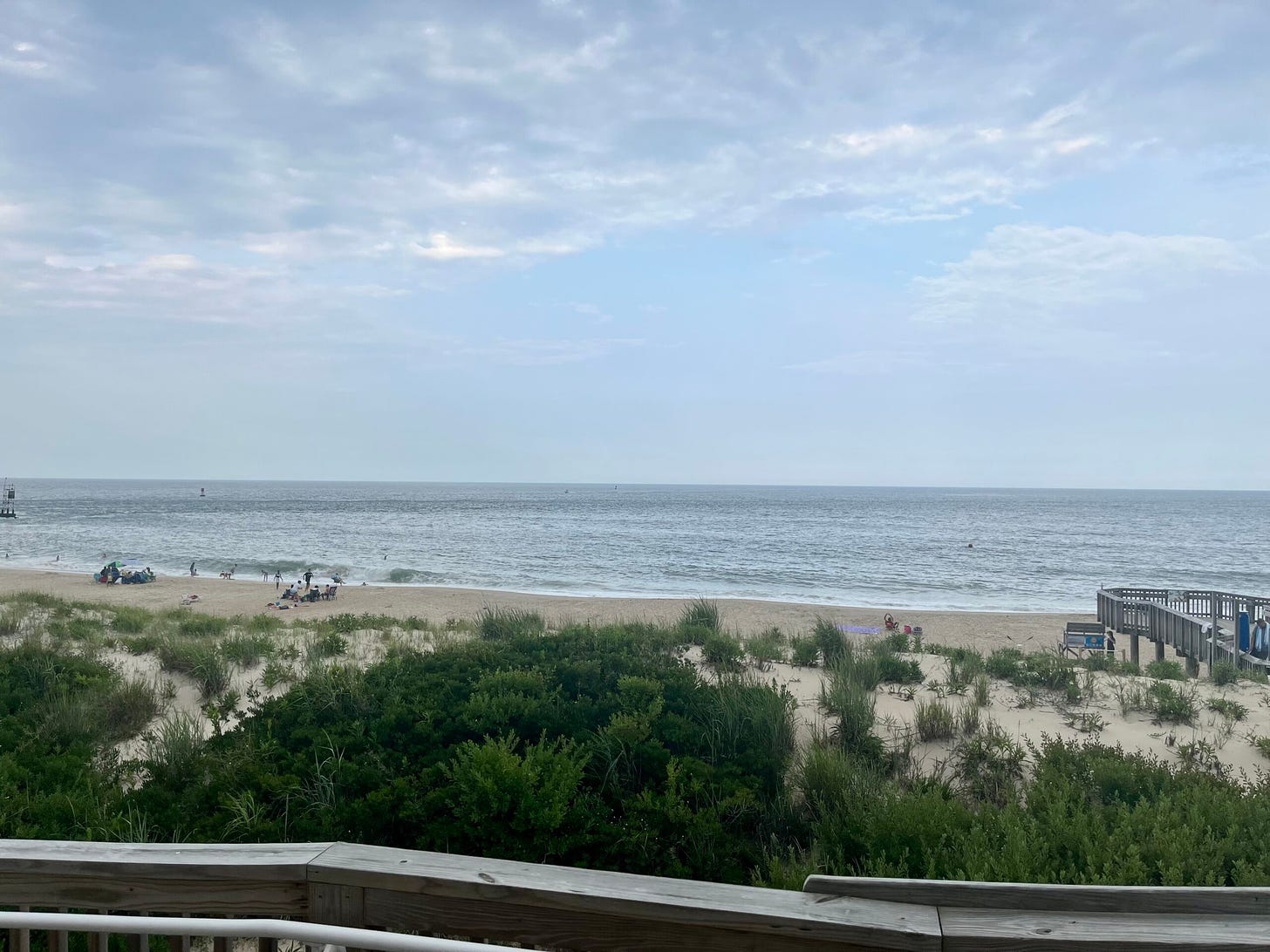 View from the deck of Big Chill at the Delaware Seashore State Park - Oceanfront Restaurants in Bethany Beach