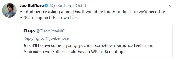 joe belfiore tweet 3 microsoft phone issues