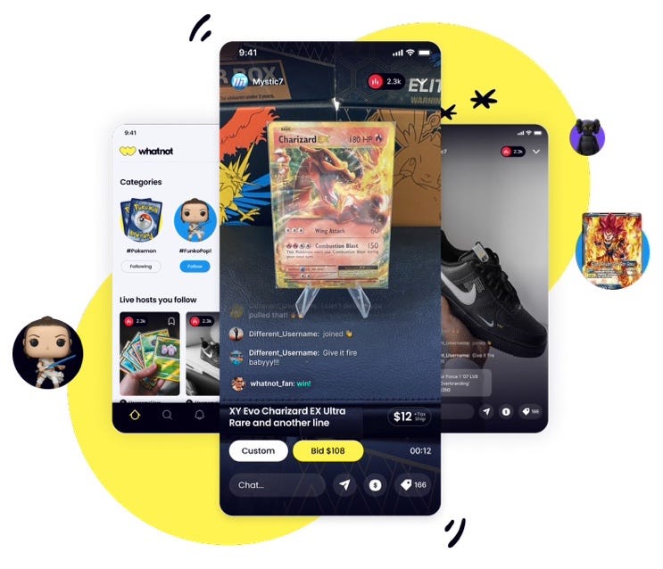 Whatnot raises another $150M for its livestream shopping platform, evolves  into a unicorn | TechCrunch