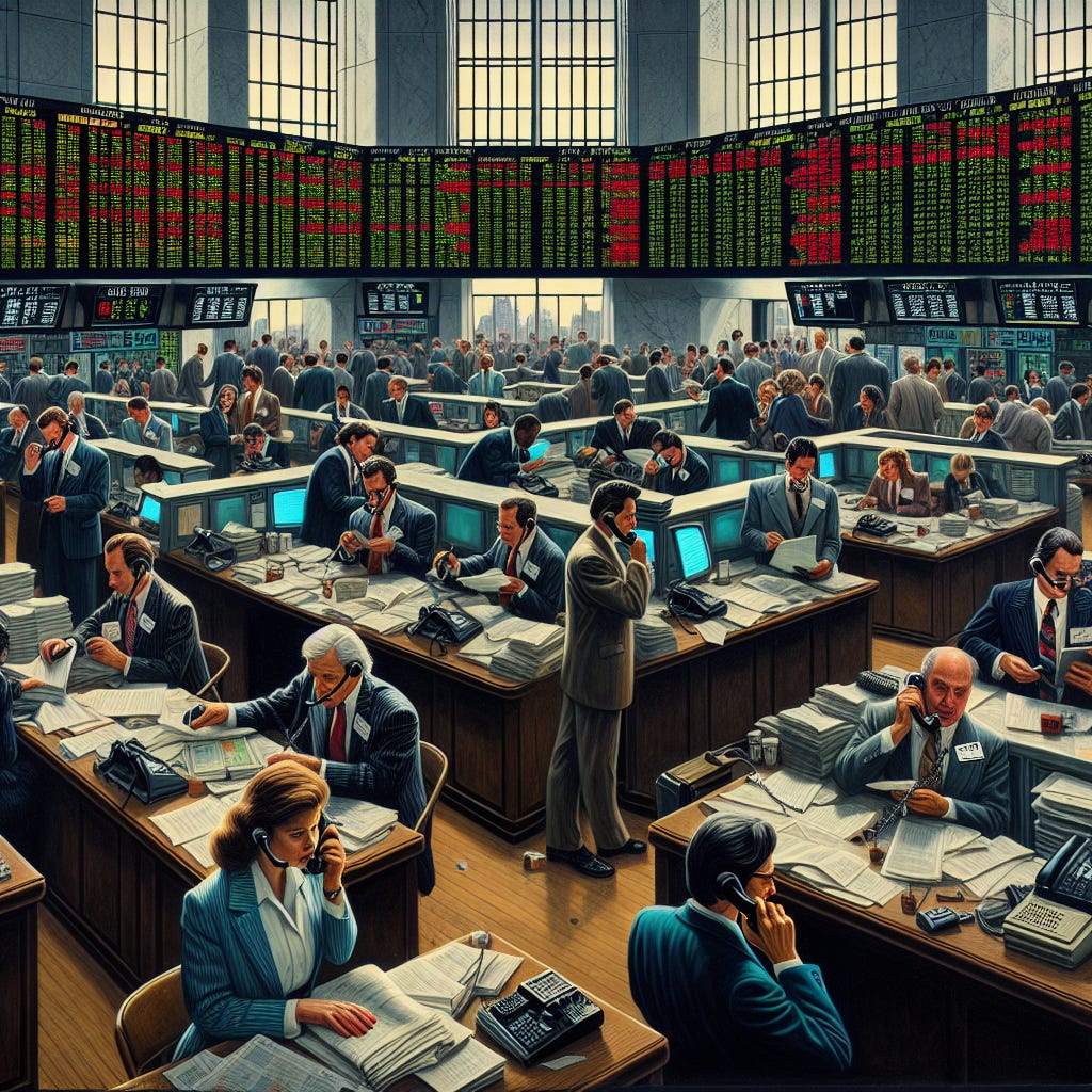 🥸 Administre Um Time de Traders Dos Anos 80