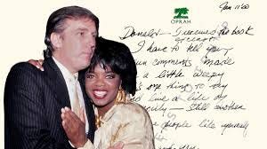 Trump Once Received Letter from Oprah ...