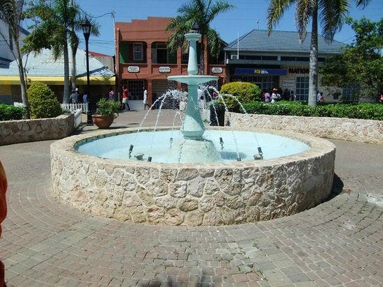 water square in falmouth, jamaica