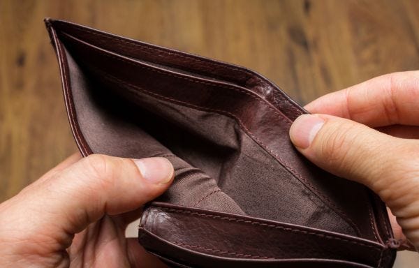 empty wallet Blank Template - Imgflip