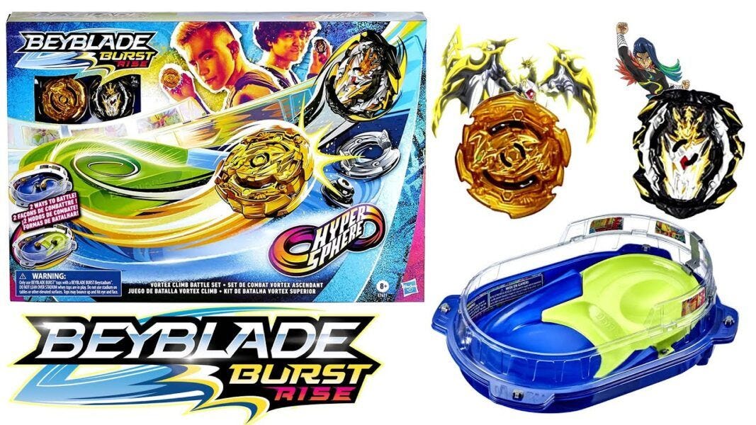 2020 hottest kids toys Beyblade Burst Rise Hypersphere Vortex Climb Battle Set