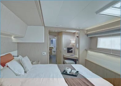 Lagoon 52 inside