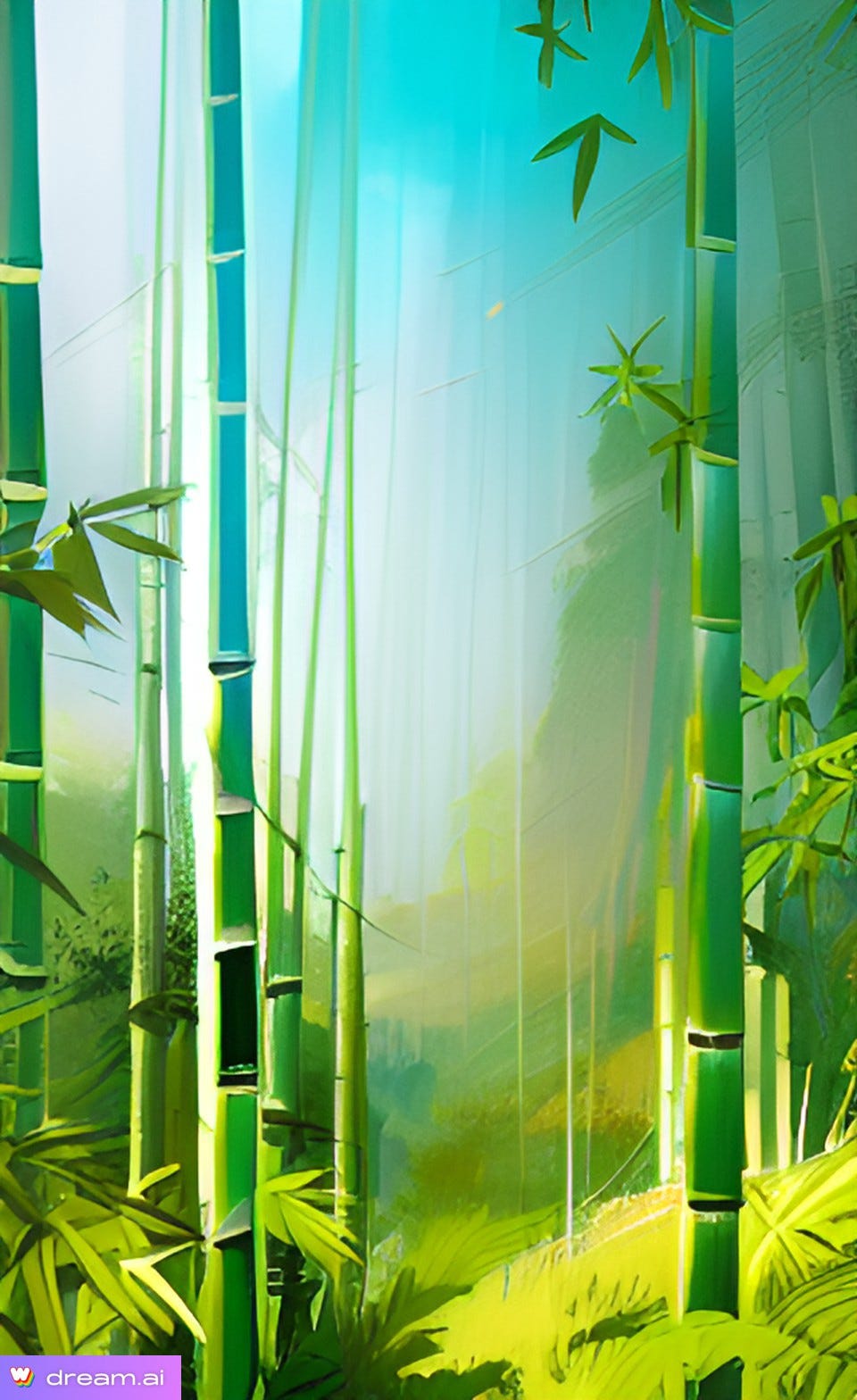 another misty bamboo forest