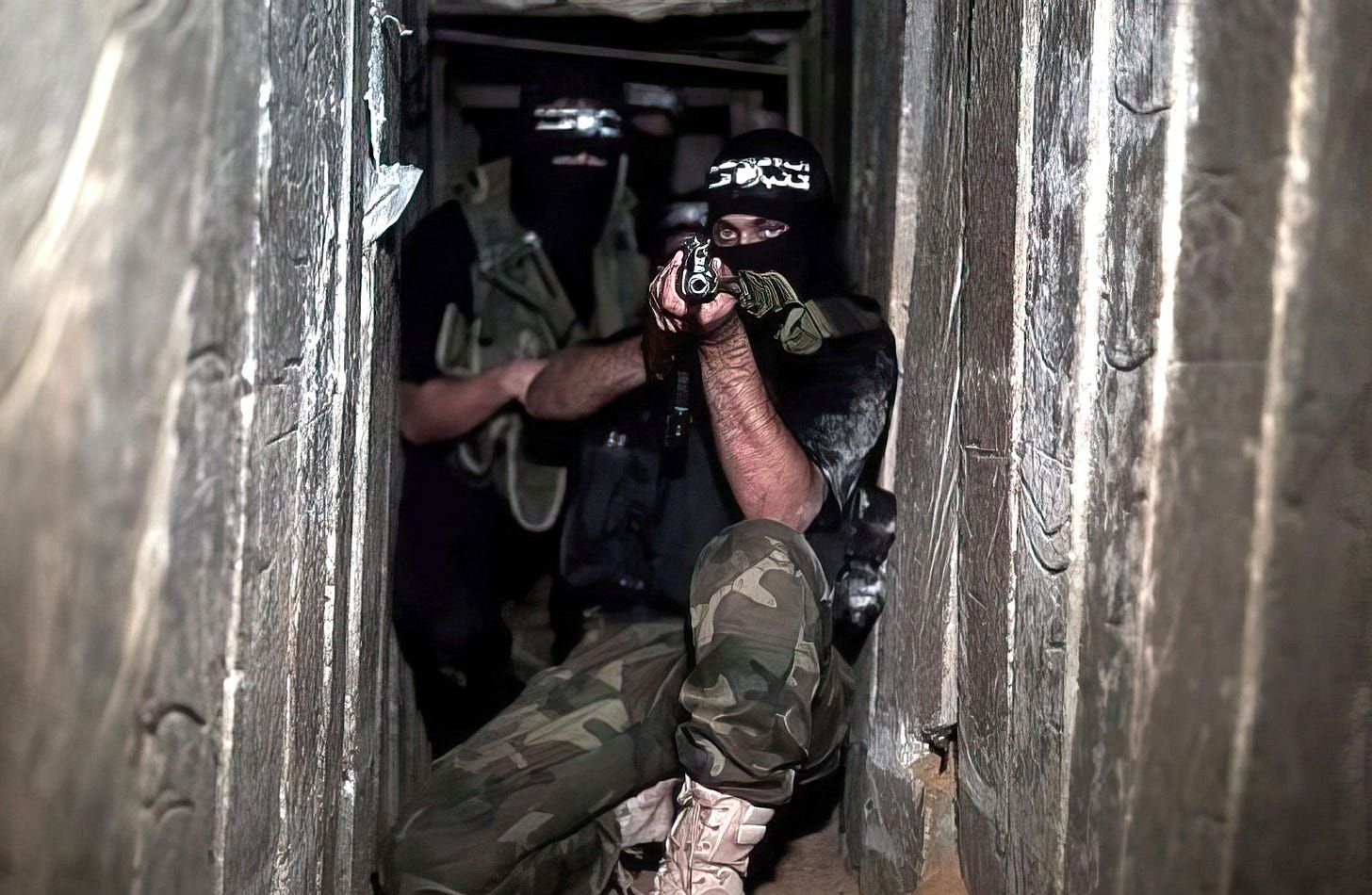 Prosecutors said four were suspected of being 'longstanding members of Hamas'