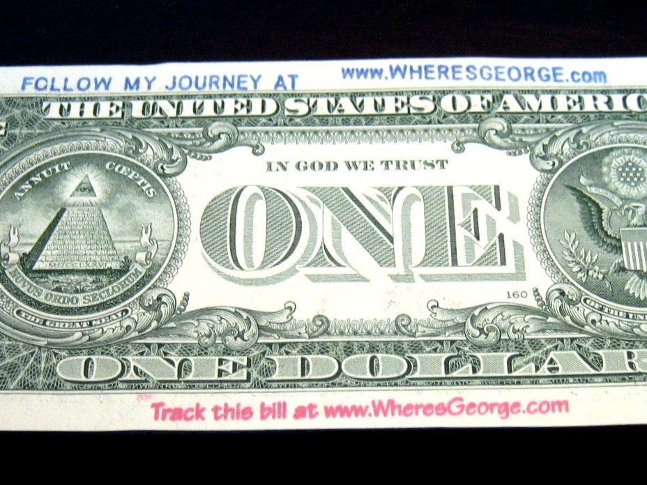 Where's George?: The Trail Of $1 Bills Across The U.S. : NPR