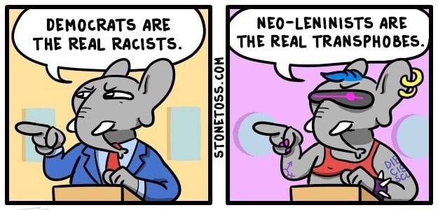 DEMOCRATS ARE THE REAL RACISTS. NEO-LENINISTS ARE THE REAL TRANSPHOBES. -  iFunny Brazil