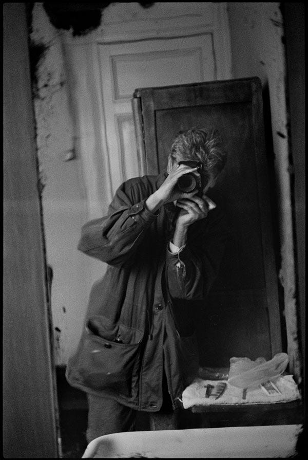 Self-portrait, Sergio Larrain, 1992