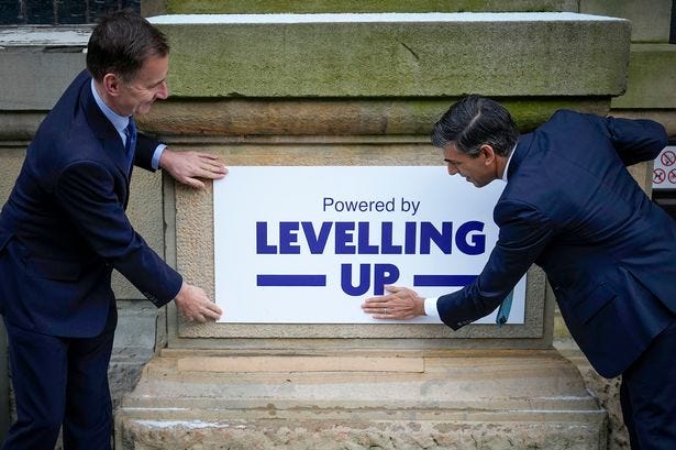 Almost three quarters of England's Levelling Up funding is going to  Conservative constituencies - Manchester Evening News