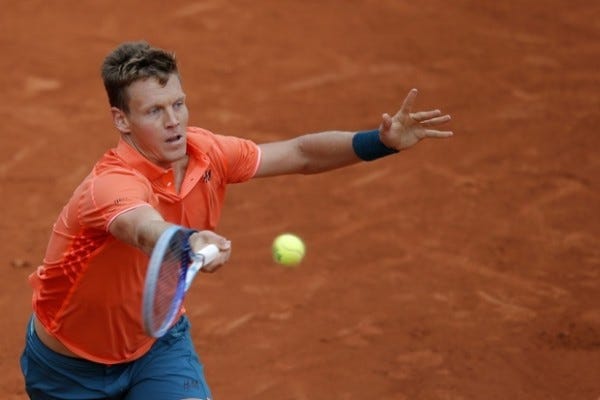 tomas berdych french open loser 2015