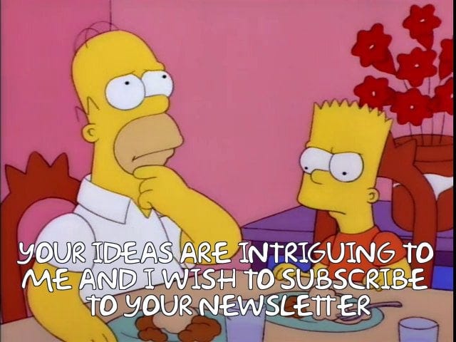 Hmm...Your ideas are intriguing to me : r/TheSimpsons