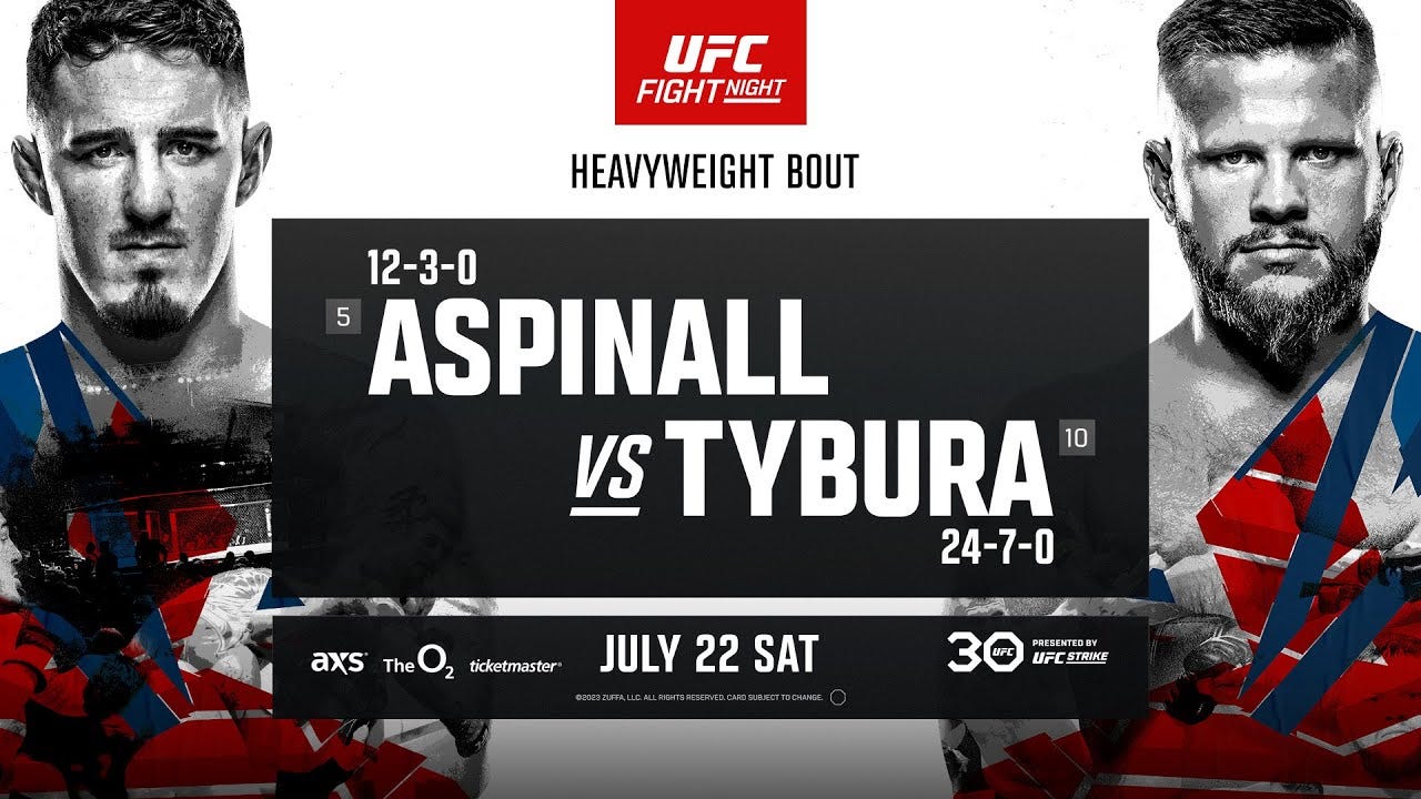UFC London: Aspinall vs Tybura - July 22 | Fight Promo - YouTube