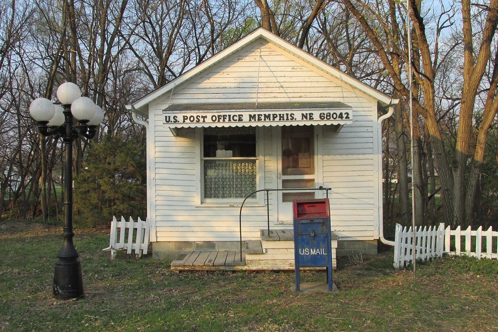 Saunders County Museum - Post Office | The Memphis, Nebraska… | Flickr