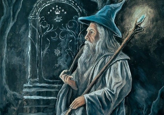 Lord of the Rings Gandalf Limited Edition Signed Print - Etsy UK