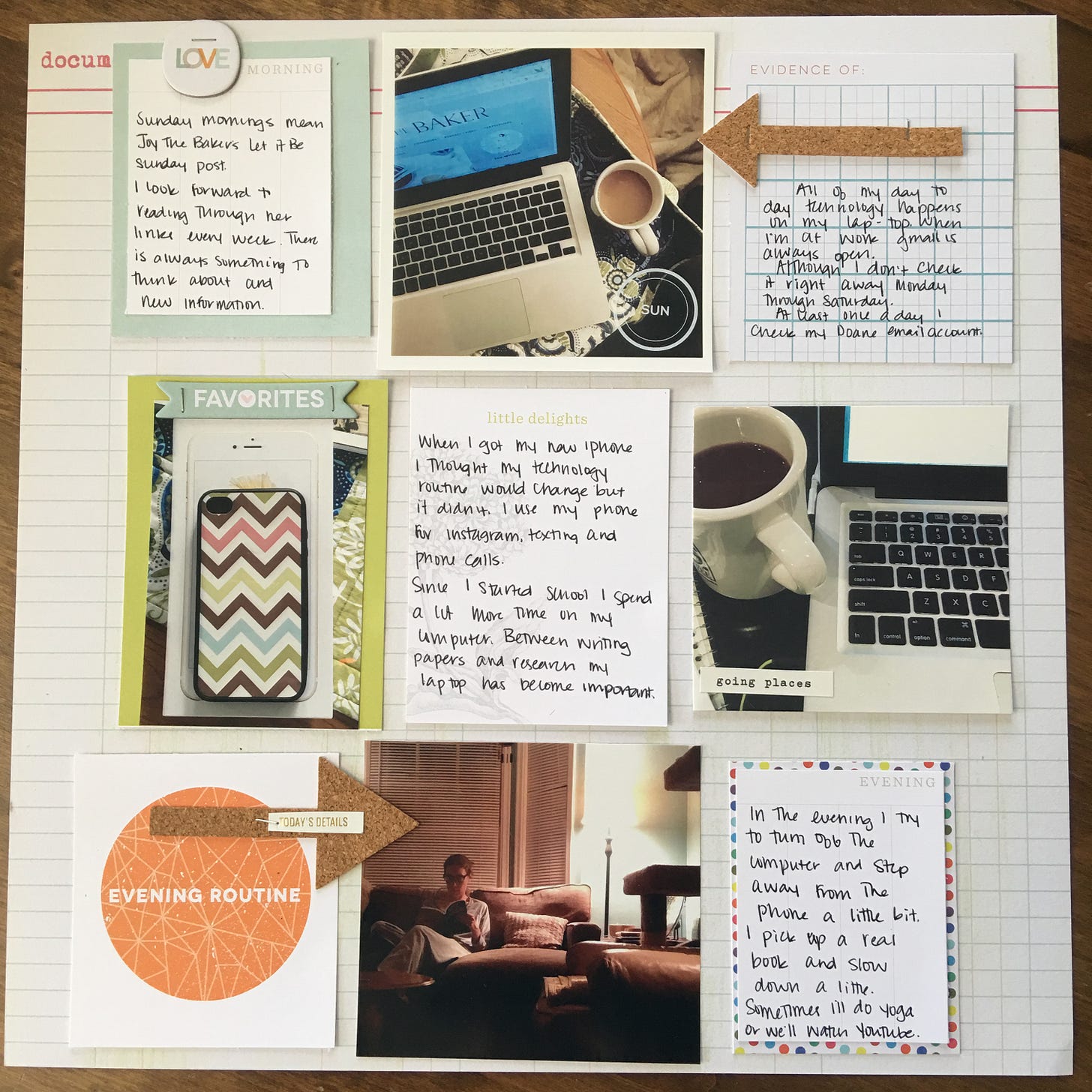 rukristin Awesome Ladies Project Scrapbook Challenges | 2.1 Storytelling: Technology Routine