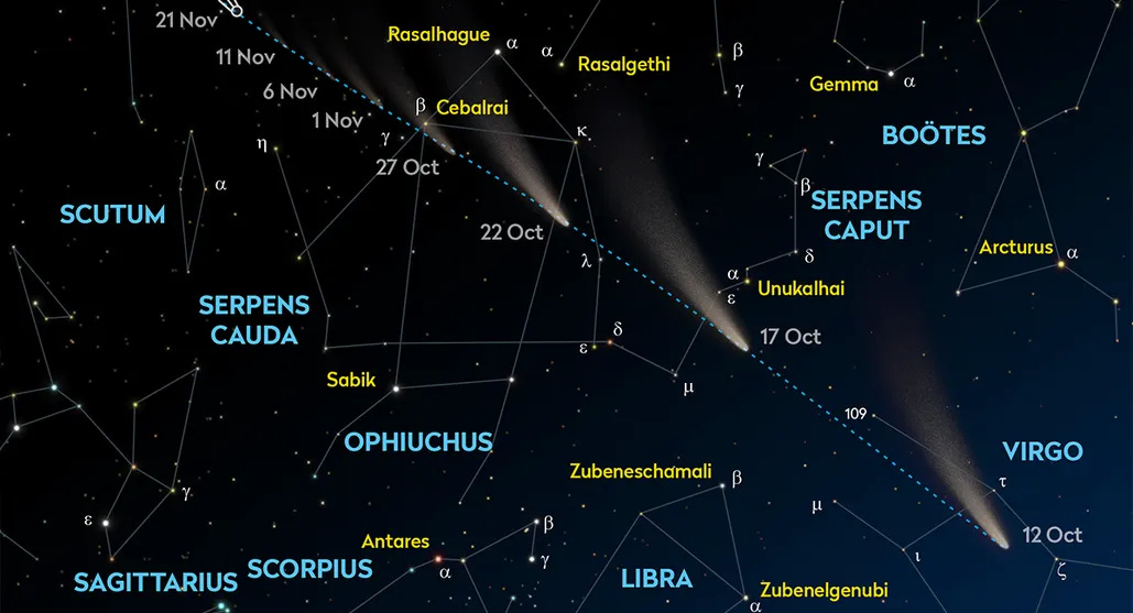 What to expect from Comet C/2023 A3 in October 2024 | BBC Sky at Night  Magazine