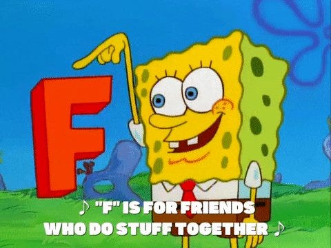 X 上的SpongeBob：「The F.U.N. song... but with pictures! F is for friends who do  stuff together... https://t.co/coxDMELCEh」 / X