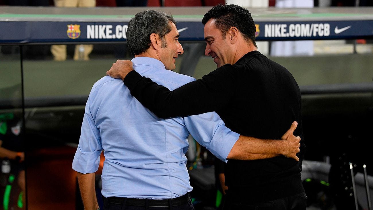 Valverde Puts by the clouds to Xavi and accepts his defeat