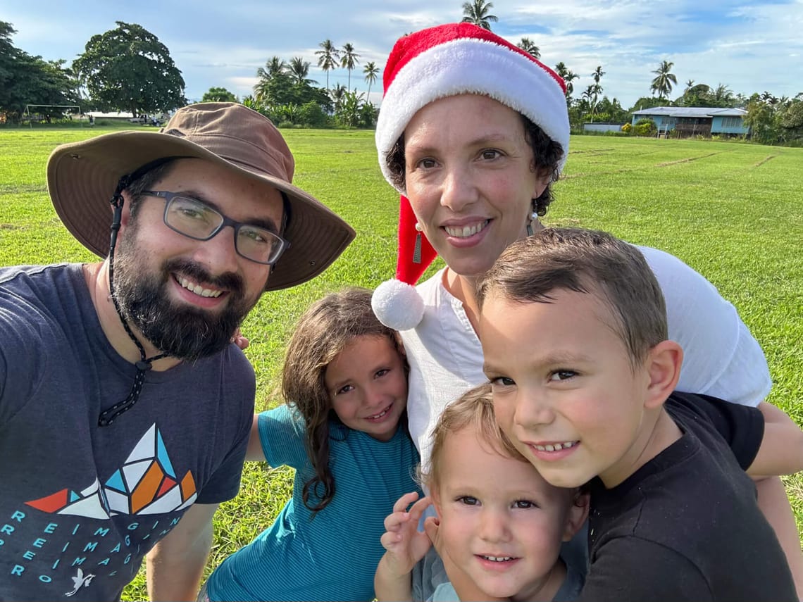 Missionary family in Wewak Papua New Guinea working for Samaritan Aviation