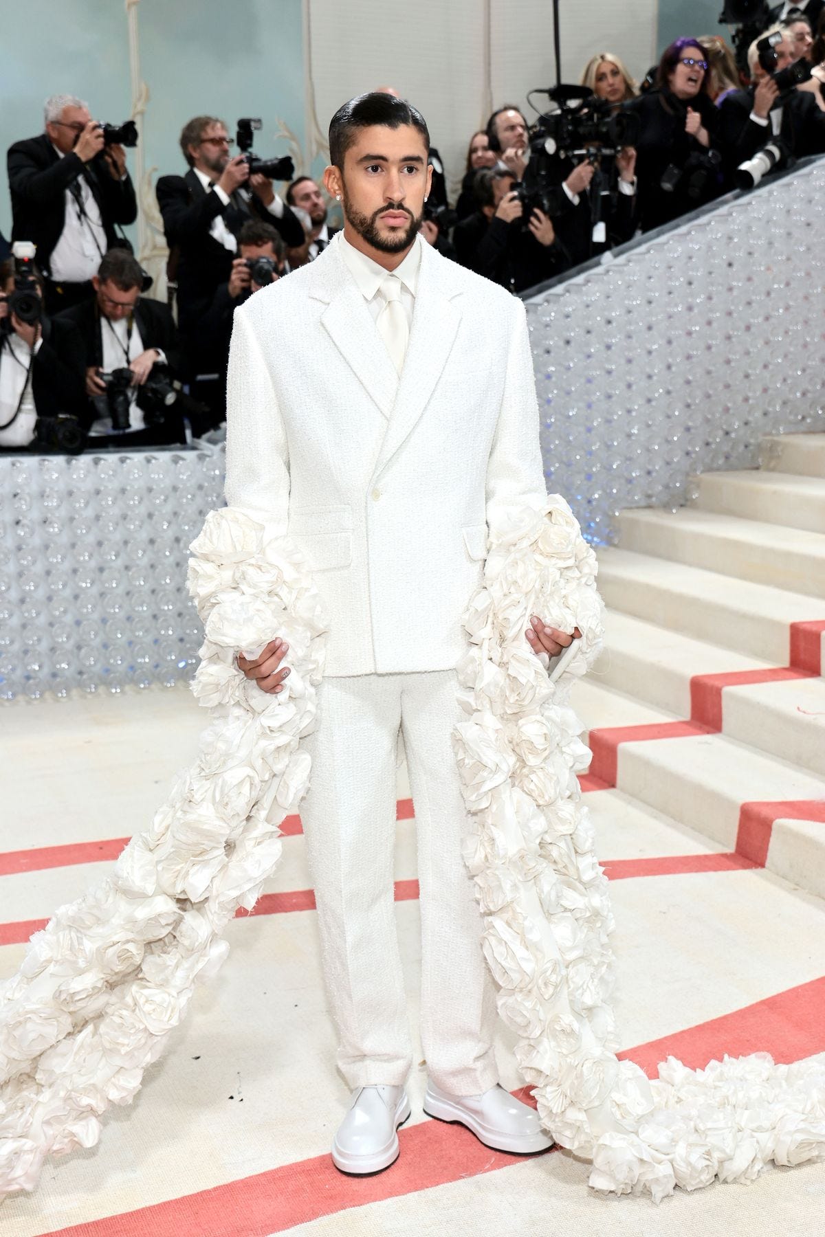 Bad Bunny Stuns in Jacquemus At The Met Gala 2023