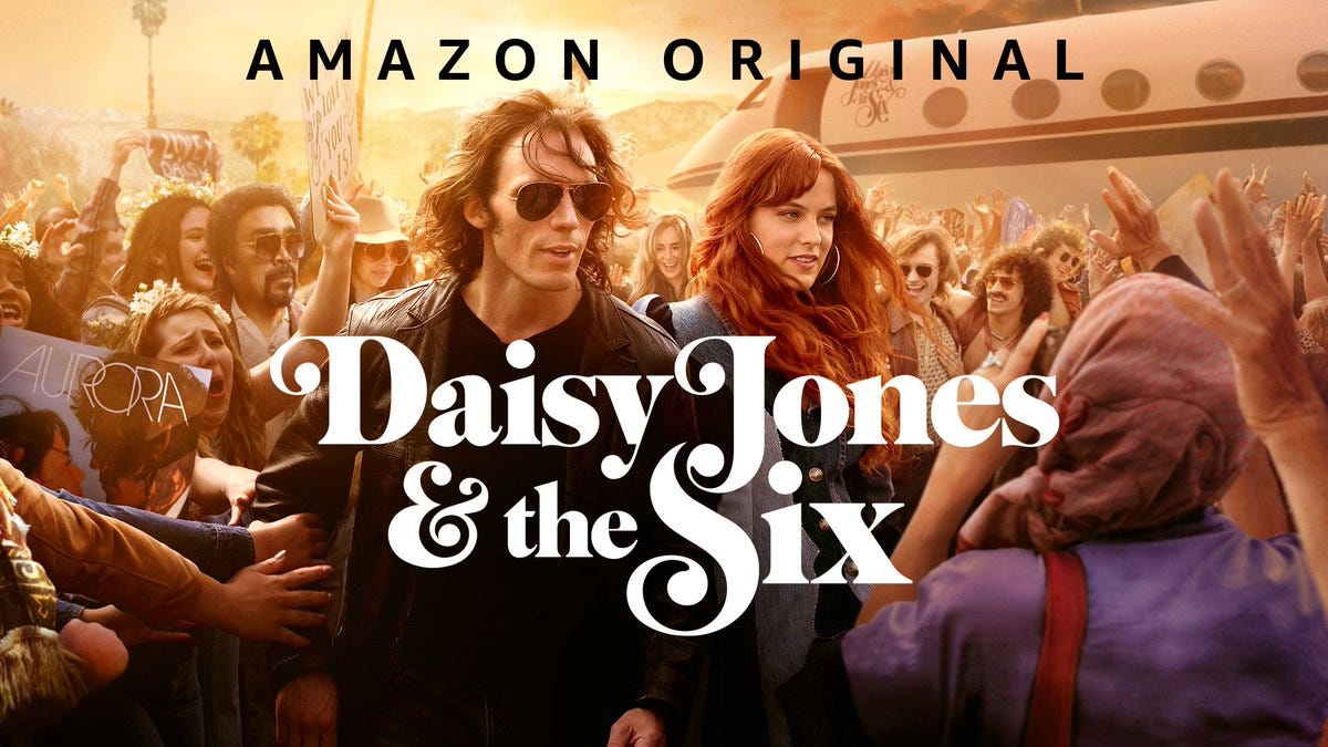 Daisy Jones & The Six Review | Amazon Prime Video | Double Take TV Newsletter | Jess Spoll and Jenni Cullen