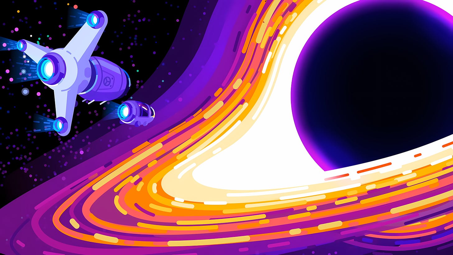 General 3840x2160 Kurzgesagt – In a Nutshell black holes minimalism