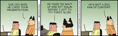 CEO likes presentation — Dilbert ...