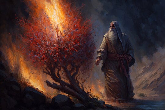 Burning Bush Moses Images – Browse 500 Stock Photos, Vectors, and Video |  Adobe Stock