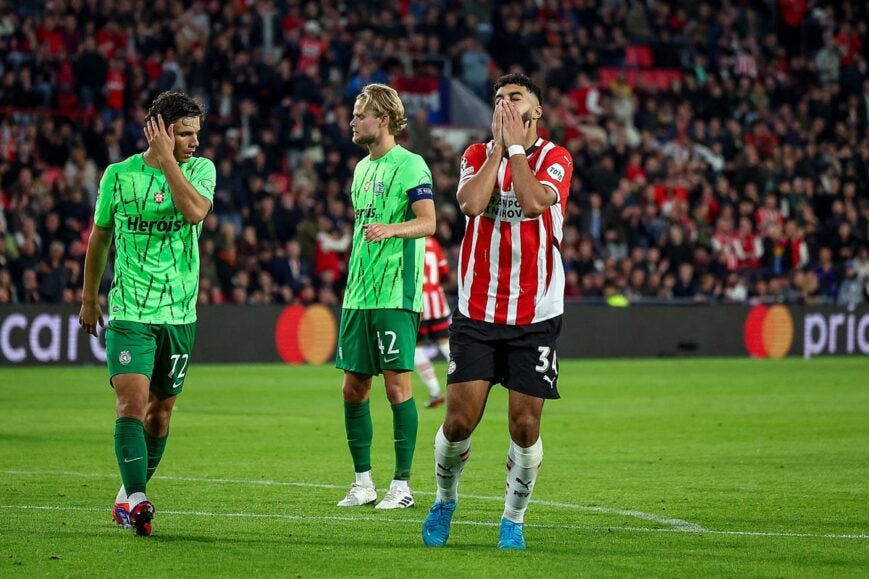 Dominant maar slordig PSV lijdt puntverlies tegen Sporting | Soccernews.nl