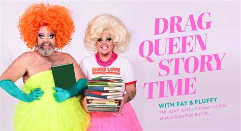 Drag Queen Story Time with Fay & Fluffy — Grain & Grit Beer Co. / Craft ...