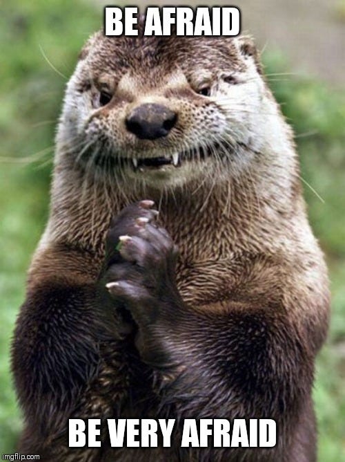 Evil Otter Meme - Imgflip