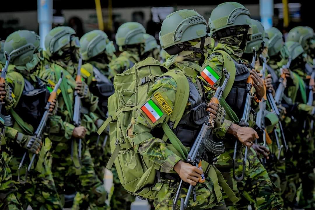 Somaliland military forces demonstrate their readiness to defend the nation and its people.