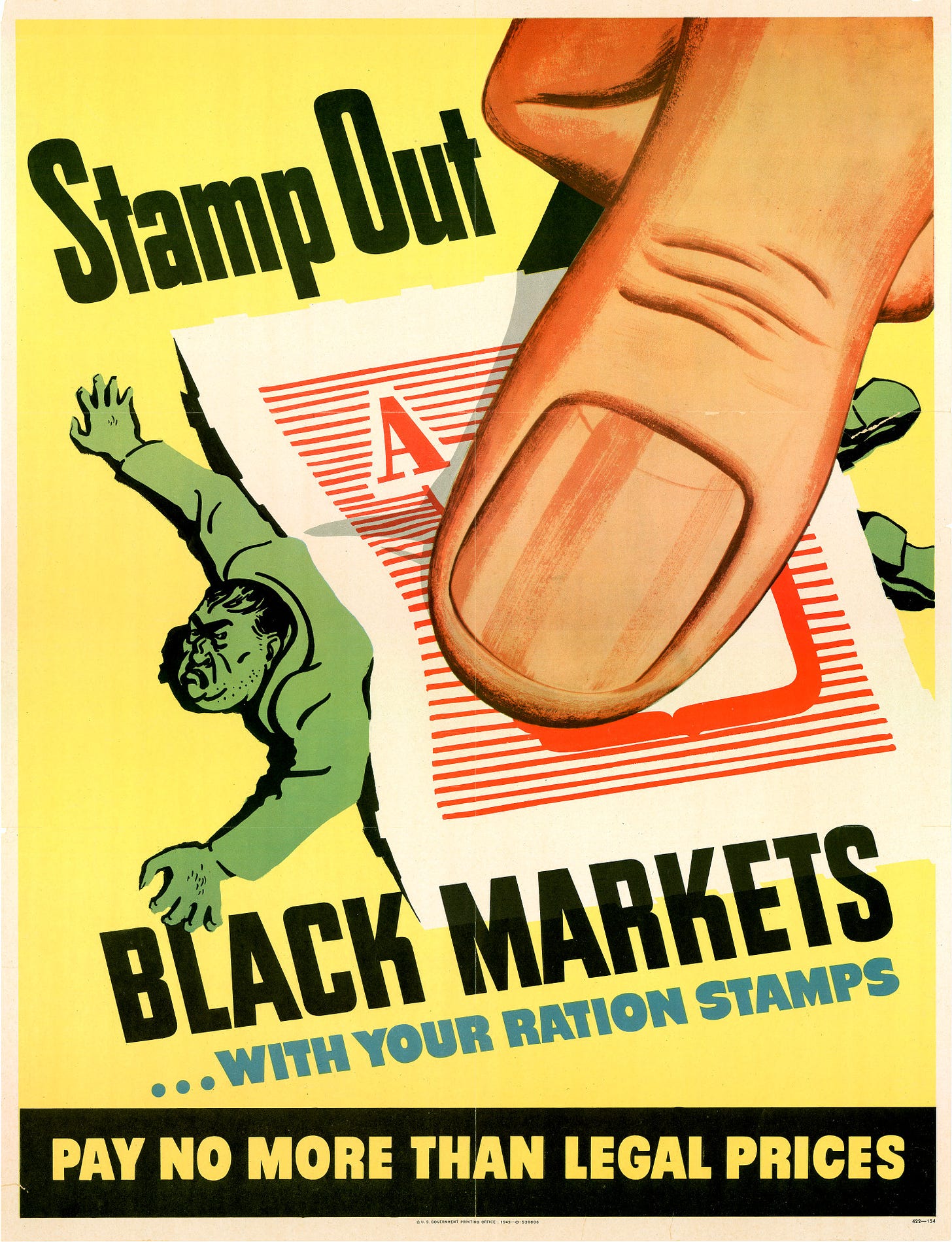 Stamp out black markets --with your ration stamps : pay no more than legal  prices. - UNT Digital Library