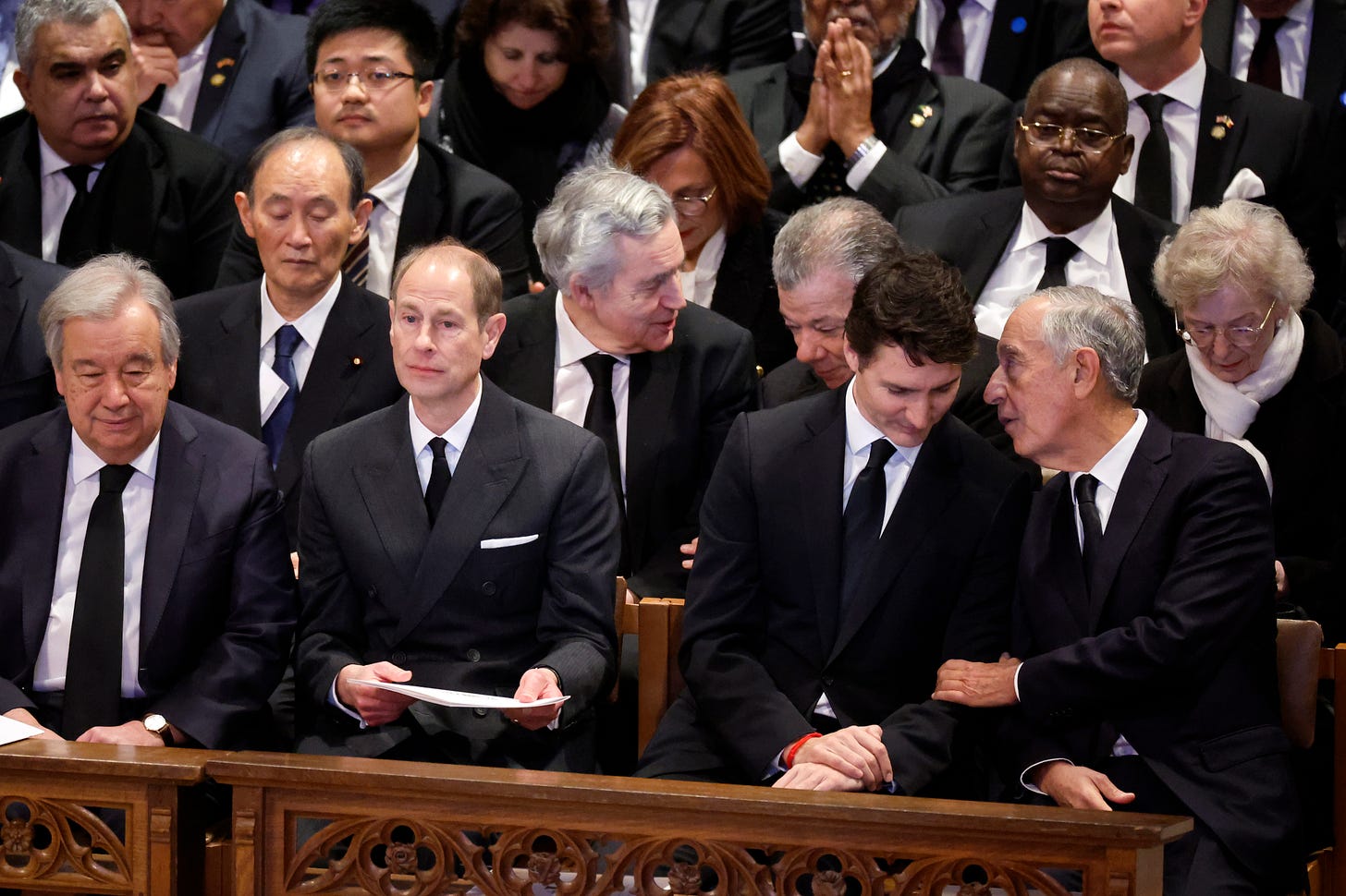 Prince Edward at Jimmy Carter's funeral