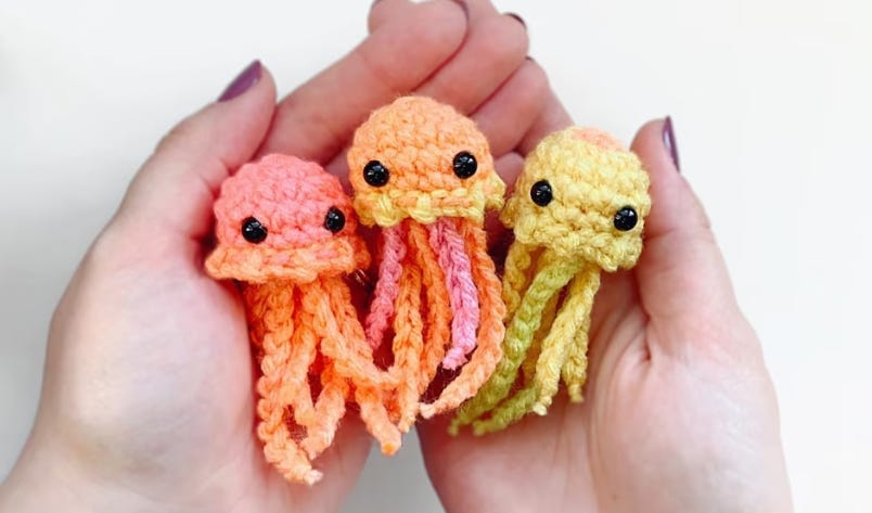 Jellyfish Babies Crochet Pattern