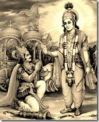 [Krishna and Arjuna]