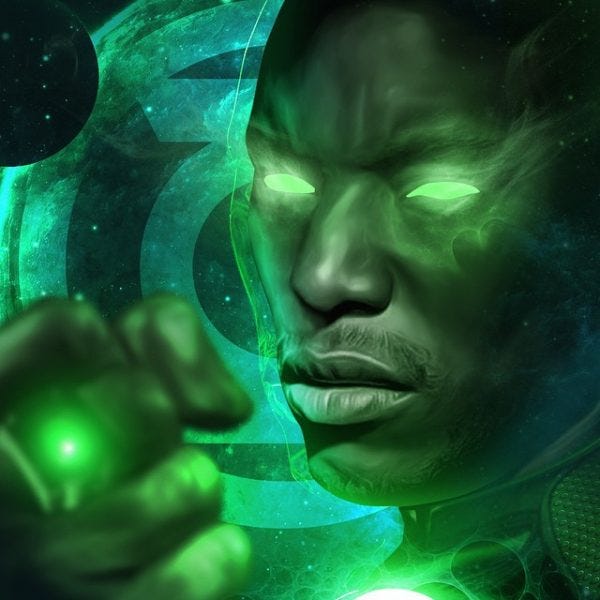 tyrese gibson green lantern artwork 2015 images