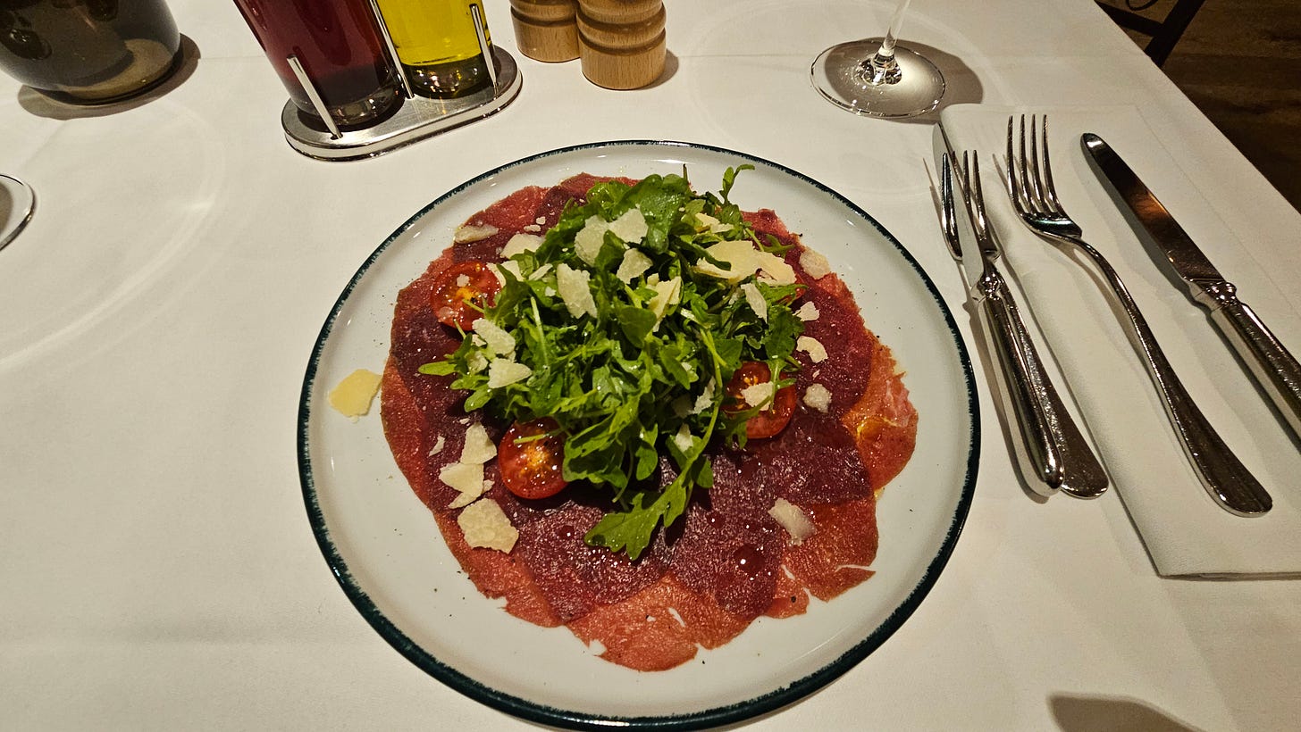 Beef tartarre, Sixta Restaurant, Vienna, Austria