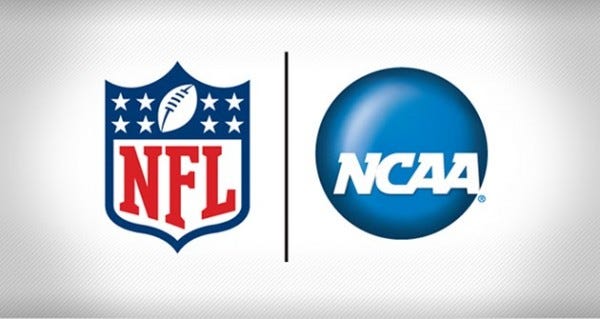 college ncaa vs nfl