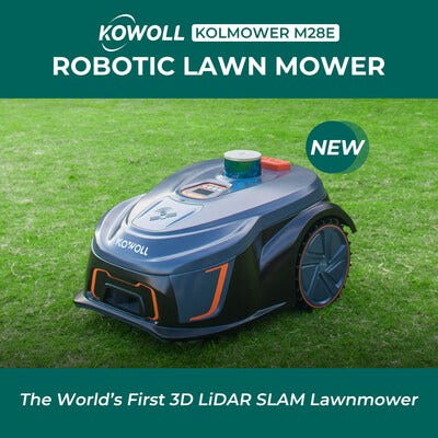 KOWOLL Introduces New Kolmower M28E Robotic Lawn Mower, World's First Lawn  Mowing Robot with 3D Lidar Slam