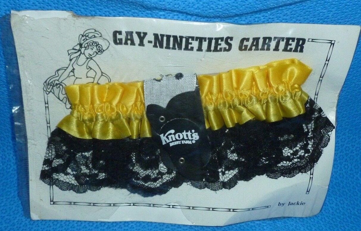 Knott's Berry Farm "Gay Nineties" Showgirl Garter NIB - Picture 1 of 2