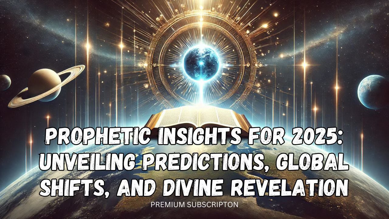 Premium Subscription Prophetic Insights for 2025 Unveiling