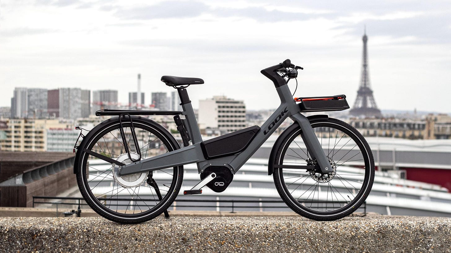 The Cixi Pedaling Energy Recovery System was originally developed for a 120-km/h e-trike named Vigoz, but has now been installed in an ebike concept in partnership with Look Cycle