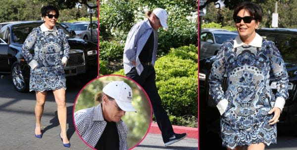 bruce jenner wearing dress 2015 gossip