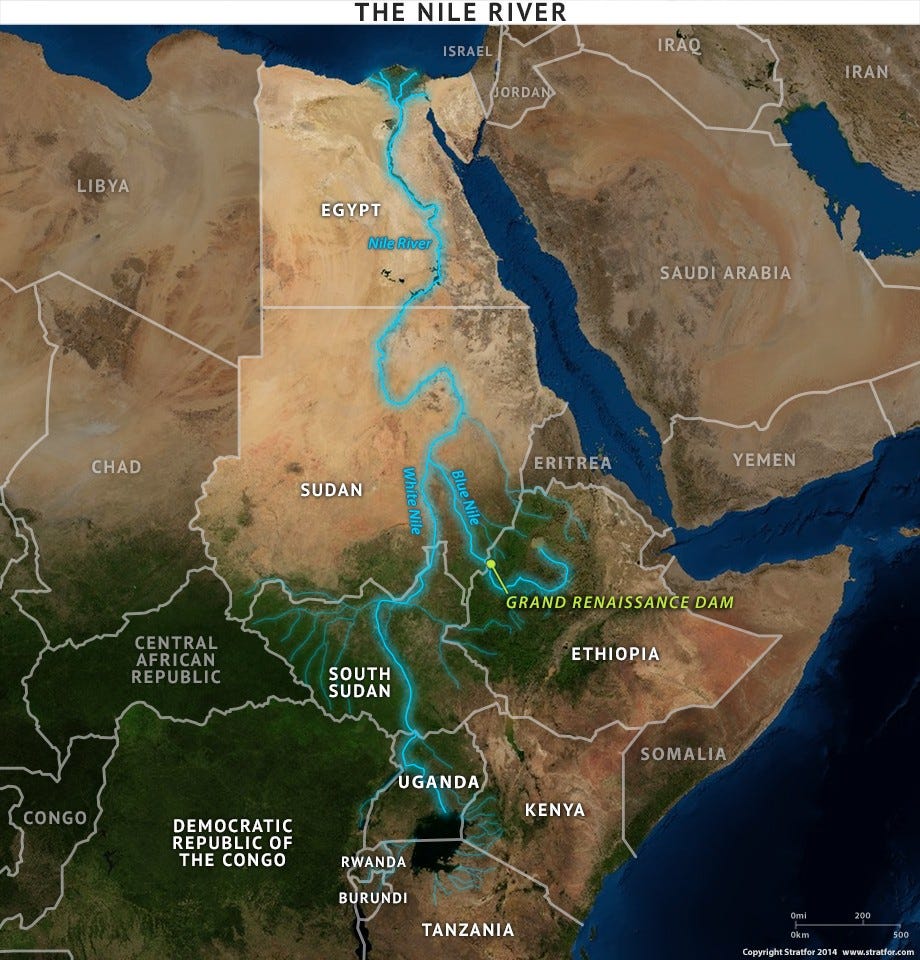 Nile River Map, Nile River Facts, Nile River History