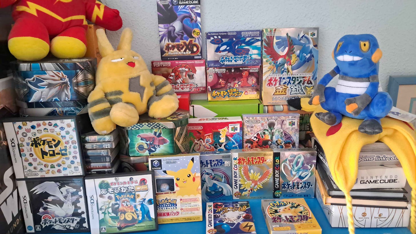 The Buried Relic admin shared a photograph of his Pokémon items that mean a lot to him