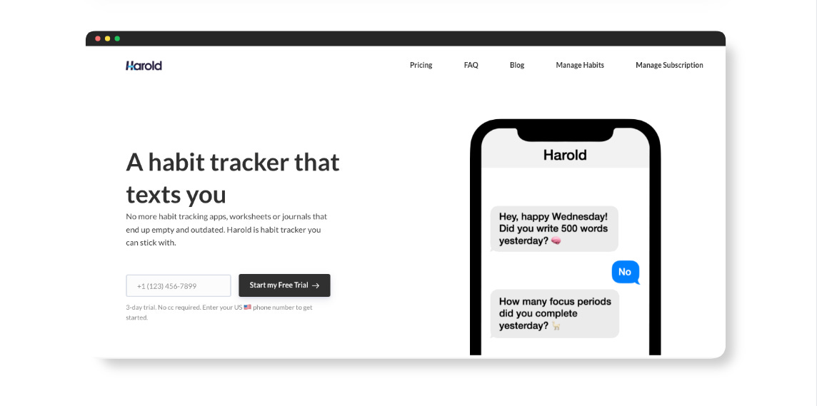 habit tracker website