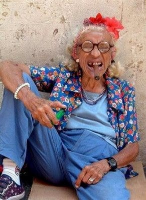 Bridal and Fashion: Funny Old Women